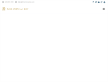 Tablet Screenshot of kirkdrennanlaw.com